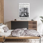 Vintage Newspaper Framed Wall Art Trendy Black and White Aesthetic Posters - Image 5