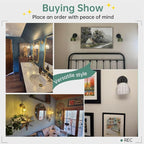 Shenmoyl Vintage Wall Sconce - Image 8