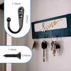 15 Pcs Black Coat Hooks - Image 5