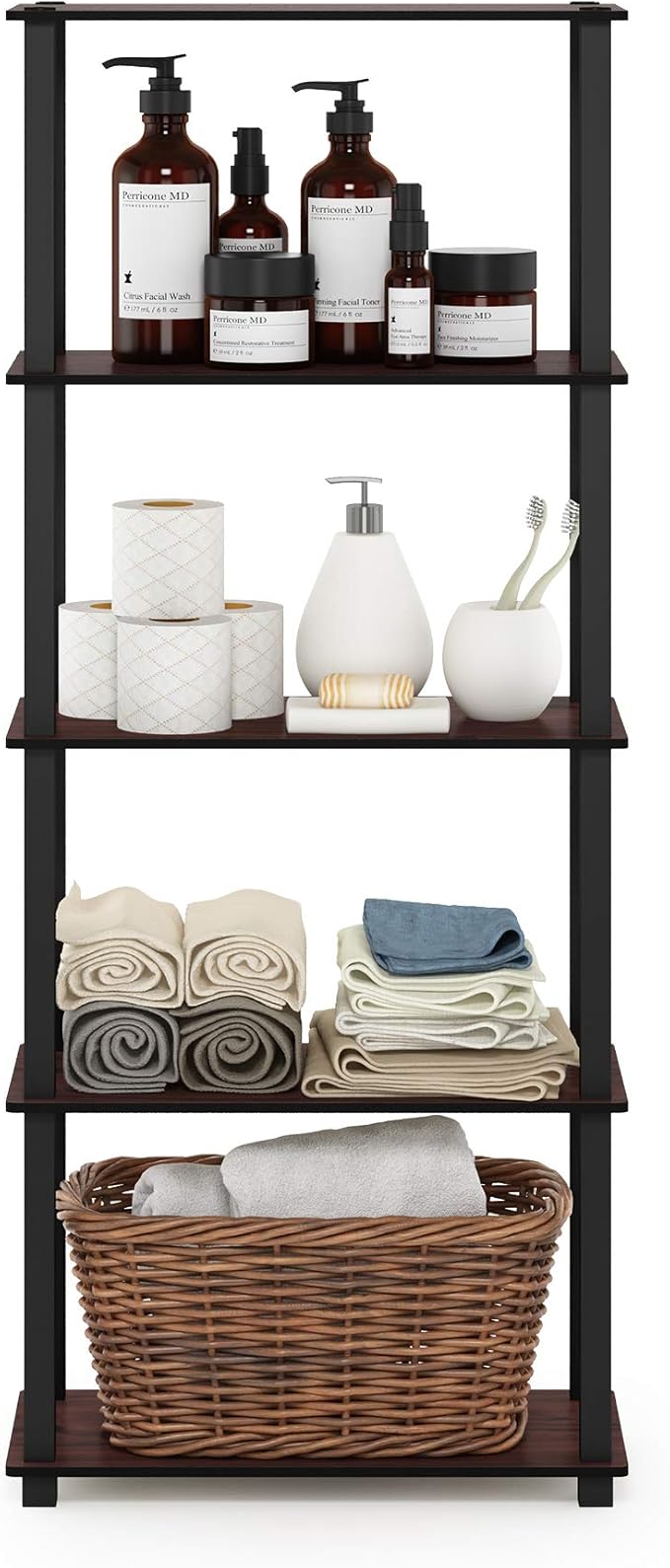 Furinno Turn-N-Tube 5-Tier Multipurpose Shelf / Display Rack / Storage Shelf / - Image 3