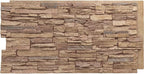 EverStone Canyon Ridge Faux Stone Panel, 45 3/4"W x 24 1/2"H x 1 1/4"D by EkenaMillwork