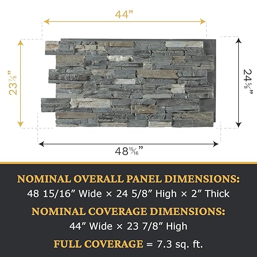 AZ Faux High-Density Polyurethane Faux Stone Wall Covering Panels - Image 4