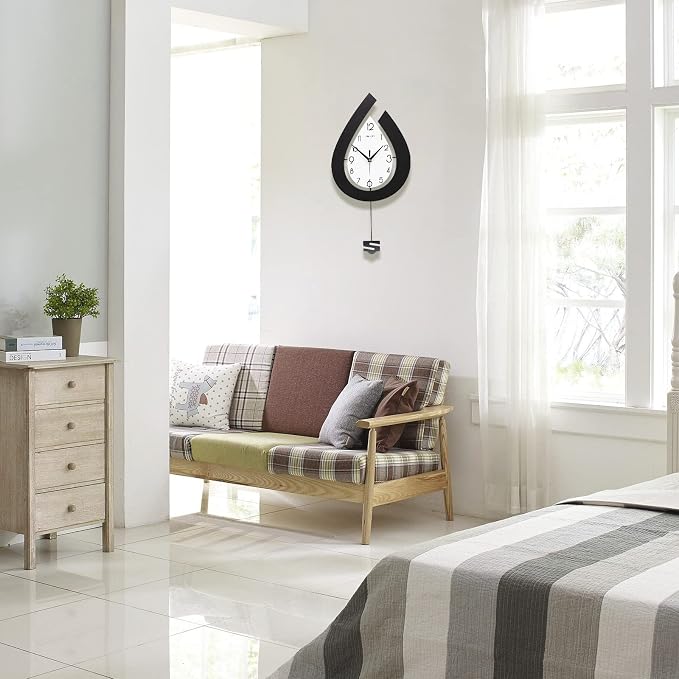 Large Wall Clock for Living Room Decor Big Pendulum Modern Wall Clock Silent - Image 8