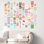 KBKBART 70pcs Danish Pastel Wall Collage Kit Aesthetic Pictures, Cute Danish - Image 4