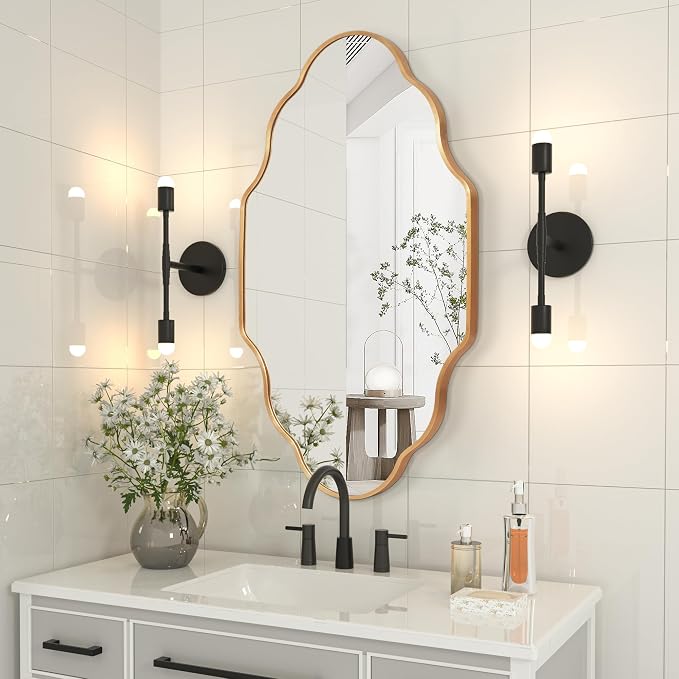 Scalloped Mirror for Bathroom - Image 8