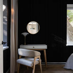Orainege Black Wallpaper Peel and Stick Wallpaper 15.7"x196.8" Textured Contact - Image 3