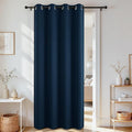 Joydeco Blackout Door Curtain for Doorway Privacy 84 Inches Long, Grommet by JOYDECO
