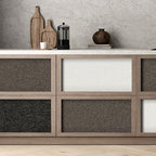 SHUFA Brown Cotton-Like Textured Grasscloth Wallpaper Matte Thick Real Woven - Image 5