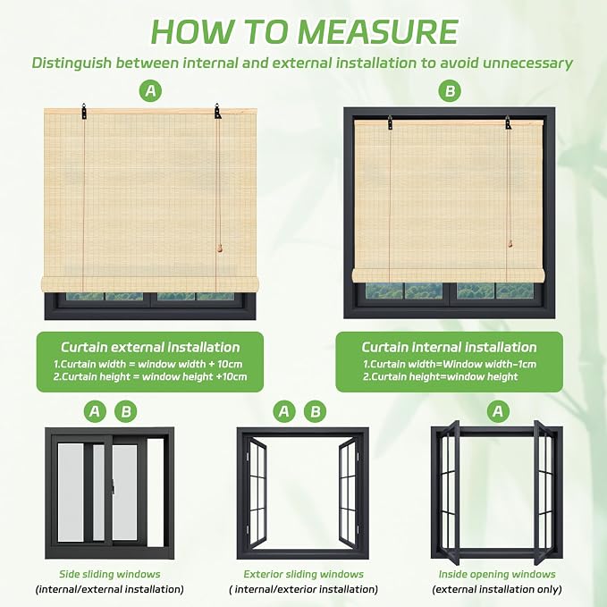 Bamboo Blinds for Door Window - Image 7