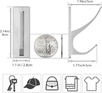 pickpiff Stick on Hooks for Hanging, Extra Sticky 6KG, Coat Hook on Door for - Image 3