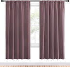 NICETOWN Living Room Curtains, Home Decorations Thermal Insulated Solid Rod - Image 2