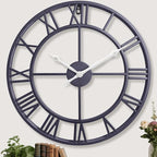 18.5 Inch Large Wall Clocks for Living Room, Modern Decorative Metal Big by Unknown