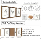 Western Cowgirl Wall Art Set of 3, Vintage Southwestern Wild and Lucky Rodeo - Image 4