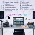 18 Pack Self-Adhesive Acoustic Panels Soundproof Wall Panels 12"X10"X 0.4" - Image 3