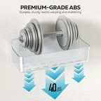 Nieifi Adhesive Wall Shelf, Shower Shelves, Shower Organizer - Image 7