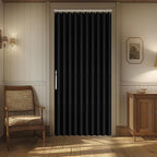 AJAZZ 100% Blackout Accordion Doors Interior Magnetic Door Curtain Folding - Image 9