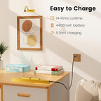 Corless Picture Lights 2 Pack, 4400mAh Battery Operated Wirelesss Wall Lights - Image 4