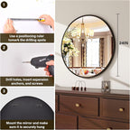 XRAMFY 24 Inch Round Mirror - Image 6
