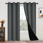 Yakamok 84 Inch Length 100% Blackout Curtains by Yakamok