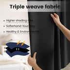 Room Divider Blackout Ceiling Track Curtains - Image 4