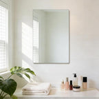 Frameless Mirror, Rectangle Bathroom Mirror - Image 2