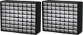 Akro-Mils 64-Drawer Plastic Storage Cabinet, 20-Inch W x 6-Inch D x 16-Inch H | by Akro-Mils