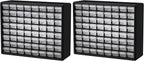 Akro-Mils 64-Drawer Plastic Storage Cabinet, 20-Inch W x 6-Inch D x 16-Inch H | by Akro-Mils