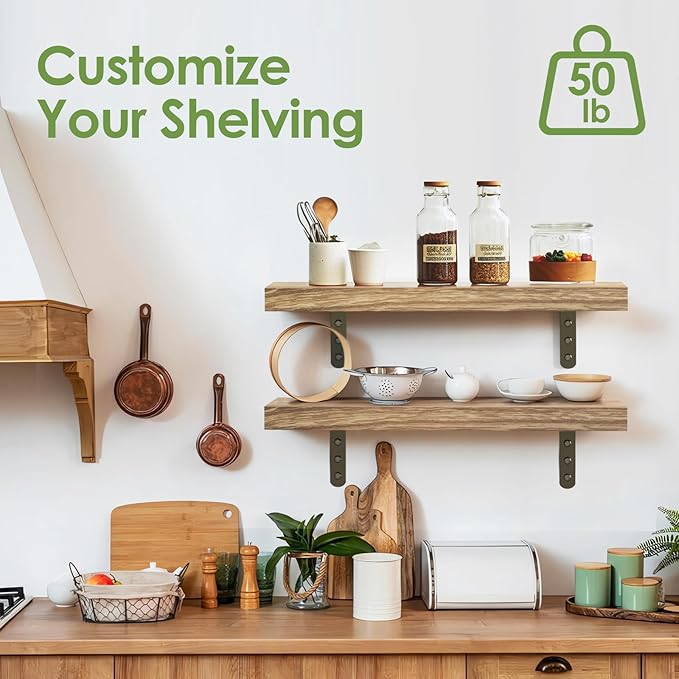 Towel Racks for Bathroom-Wall Mounted Floating Shelves for Wall Bathroom - Image 5