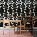 Tempaper x Bobby Berk White & Black Wiggle Room Removable Peel and Stick - Image 9