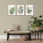 Bwodke Botanical Wall Art Plant Floral Watercolor Poster Canvas Prints Set of 3 - Image 9