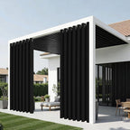 Joydeco Blackout Patio Sliding Door Curtains 84 Inches Long, Grommet Privacy - Image 9