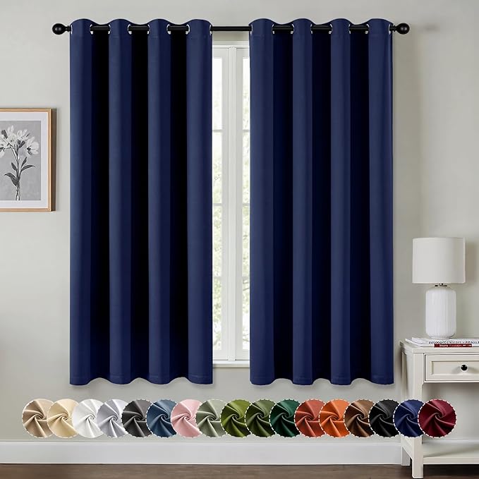 MIULEE Blackout Curtains for Bedroom Living Room 2 Panels, Thermal Insulated by MIULEE