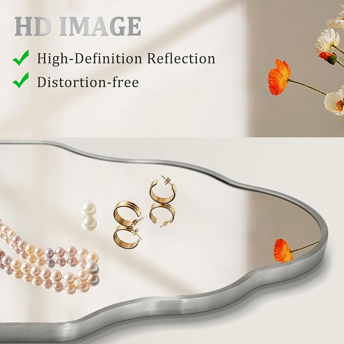 Scalloped Mirror for Bathroom - Image 8