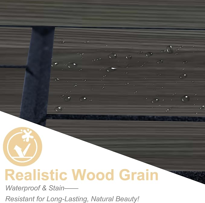 Mollywell Acoustic Panels, PVC Wood-Grain Decor, 12x12 Inch Carved Pattern - Image 2