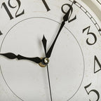 Peohud Silent Wall Clock, 12 Inch Vintage Non Ticking Quartz Battery Operated - Image 4