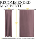 NICETOWN Living Room Curtains, Home Decorations Thermal Insulated Solid Rod - Image 7