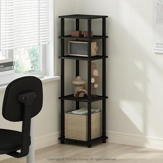 Furinno Turn-N-Tube Storage Shelves, Stackable Standing Shelf, Open Corner Shelf - Image 2