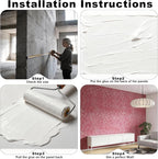 3D Wall Panels - 4PCS 47.2"x23.6" Faux Stone Wall Covering - MCM Modified Clay - Image 6