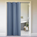 NICETOWN Faux Folding Accordion Doors, Front Door Curtains, Privacy Blackout by NICETOWN