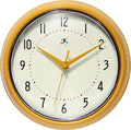 Infinity Instruments Retro 9 inch Silent Sweep Non-Ticking Mid Century Modern by InfinityInstruments