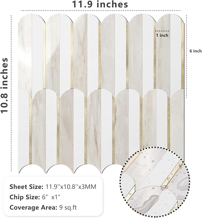 Vamos Tile Peel and Stick Backsplash Seamless Tile - Image 7