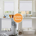 AOSKY No Drill Cordless Blackout Roller Shades - Image 8