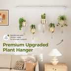 Bamworld Window Plant Hanger Indoor 63in Hanging Planters - Image 4