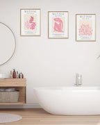Framed Matisse Pink Canvas Wall Art, Abstract Matisse Canvas Wall Decor - Image 5