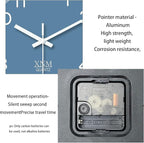 XNM 14 Inch Blue Minimalist Wall Clocks Battery Operated Analog Clock Decorative - Image 8