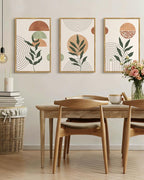 PHOPAGO Boho Wall Art Sage Plant Botanical Bohemain Framed Wall Printing Large - Image 4