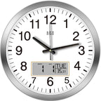 HITO 14 Inch Silent Wall Clock Battery Operated by hito