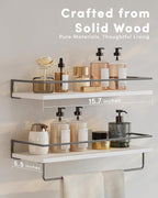 Onlysky Bathoom Shelves, Floaiting Shelves - Image 2