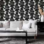 Tempaper x Bobby Berk White & Black Wiggle Room Removable Peel and Stick - Image 8