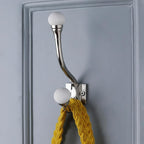 Indian Shelf 6 Pieces Exclusive Ceramic Heavy Duty Decorative Double Wall Hooks - Image 4